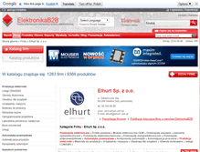 Tablet Screenshot of elhurt.elektronikab2b.pl