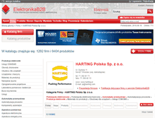 Tablet Screenshot of harting.elektronikab2b.pl