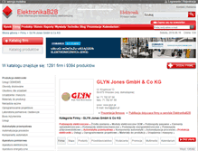 Tablet Screenshot of glyn.elektronikab2b.pl