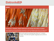 Tablet Screenshot of elektronikab2b.pl