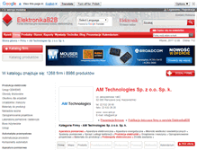 Tablet Screenshot of amtechologies.elektronikab2b.pl